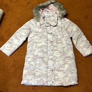 Sundance Kasana Puffer pink camo coat